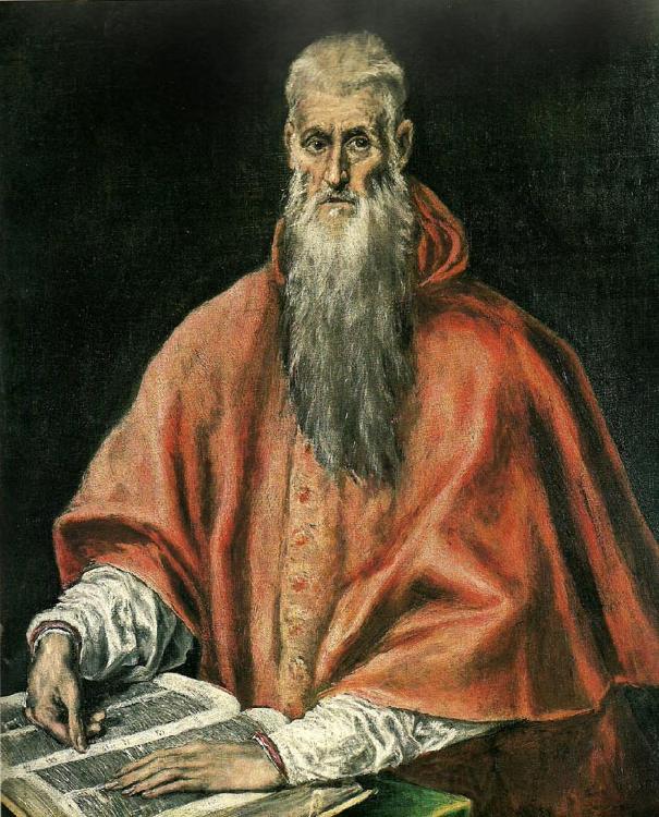 El Greco st. jerome as a cardinal Spain oil painting art